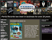 Tablet Screenshot of perrisrecords.com